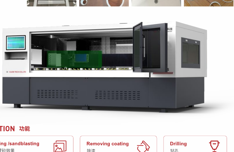 Laser xanh lá làm mờ bề mặt kính, thay thế phun cát và hóa chất